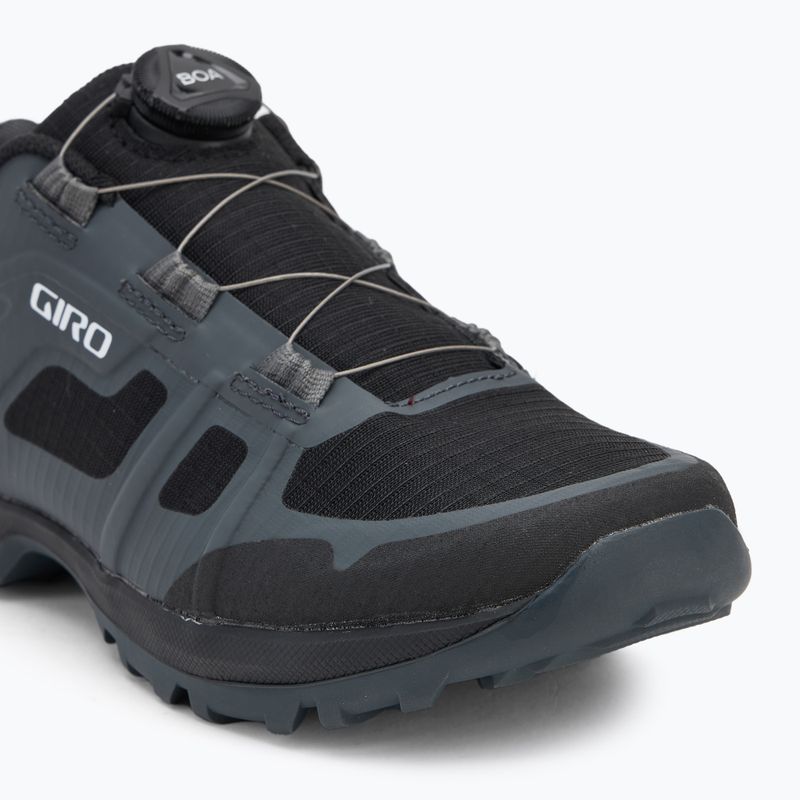 Scarpe da ciclismo MTB da uomo Giro Gauge Boa dark shadow/nero 7
