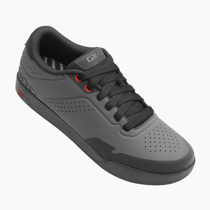 Scarpe da ciclismo con piattaforma da uomo Giro Latch dark shadow 2