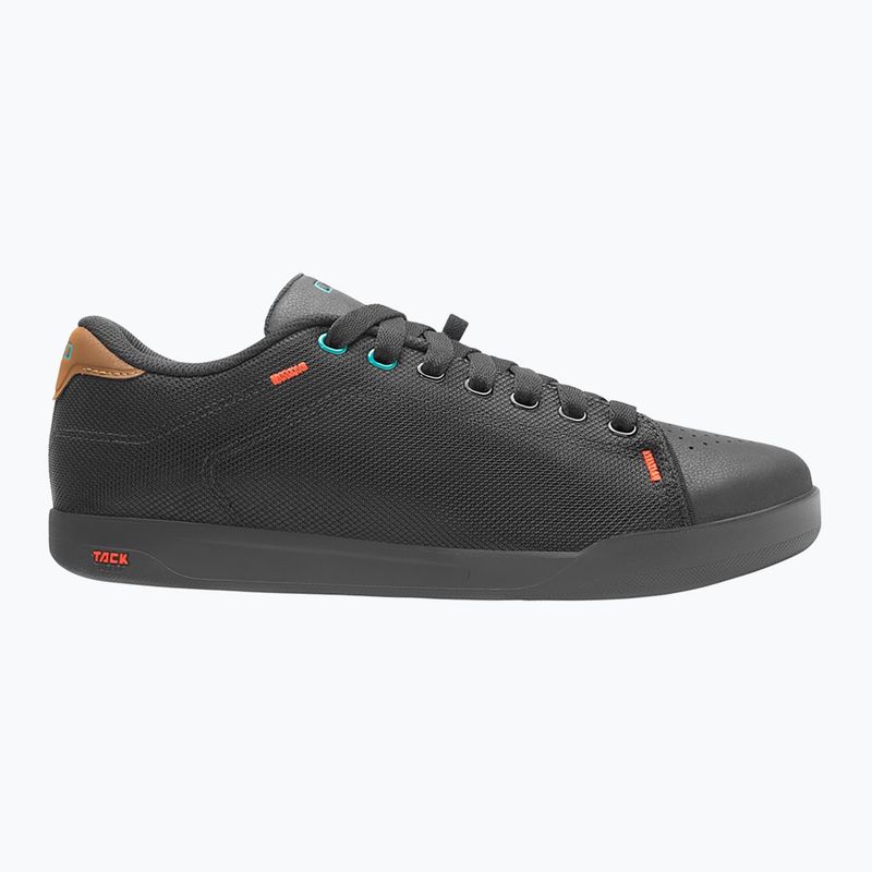 Scarpe da ciclismo con piattaforma da uomo Giro Deed nero scintillante 2