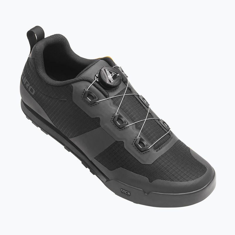 Scarpe da ciclismo con piattaforma da uomo Giro Tracker Boa nero 2