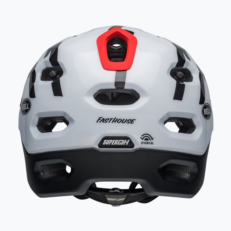 Casco bici Bell FF Super DH MIPS Spherical fasthouse opaco lucido nero/bianco 5