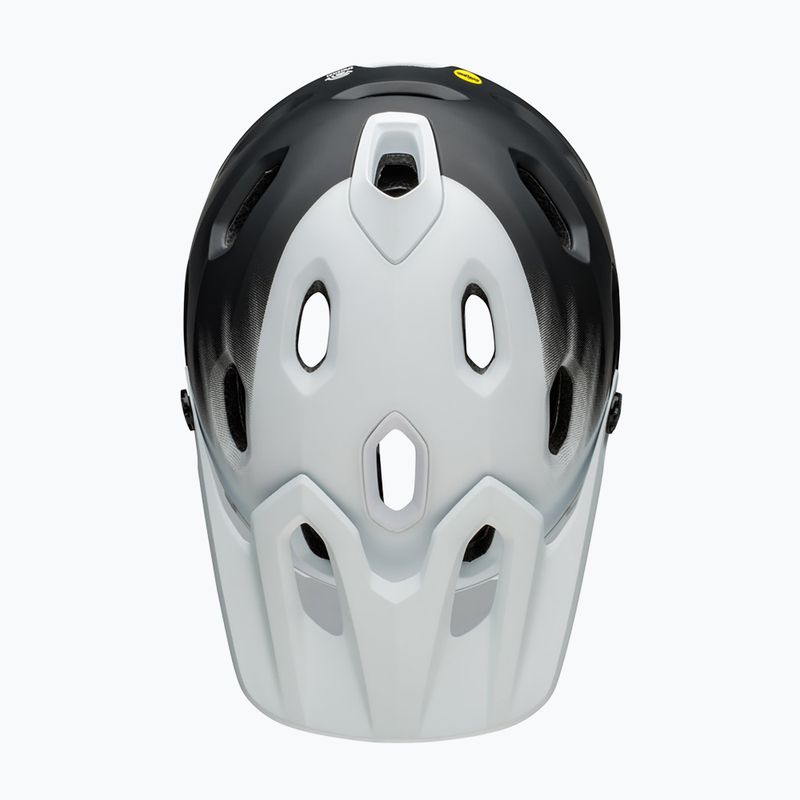 Casco bici Bell FF Super DH MIPS Spherical nero opaco/bianco 6