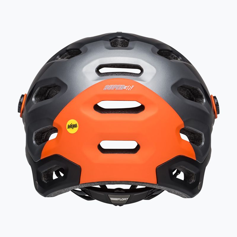 Casco da bici Bell Full Face Super 3R MIPS arancio opaco/nero 5