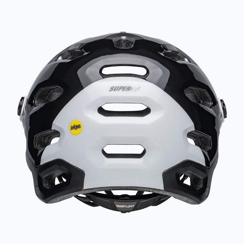 Casco da bici Bell Full Face Super 3R MIPS bianco/nero opaco 5