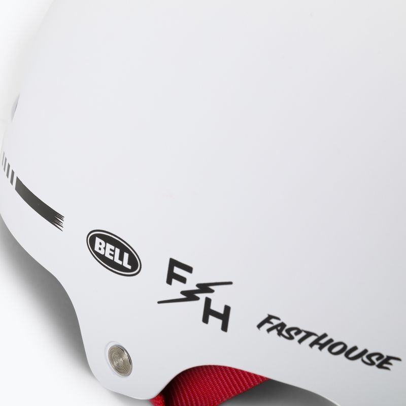 Casco da bici Bell Local bianco opaco fasthouse 7