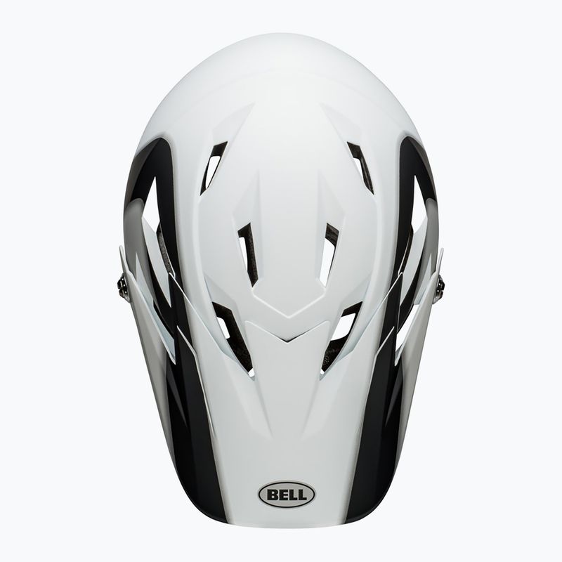 Casco da bici Bell Sanction bianco/nero opaco 5