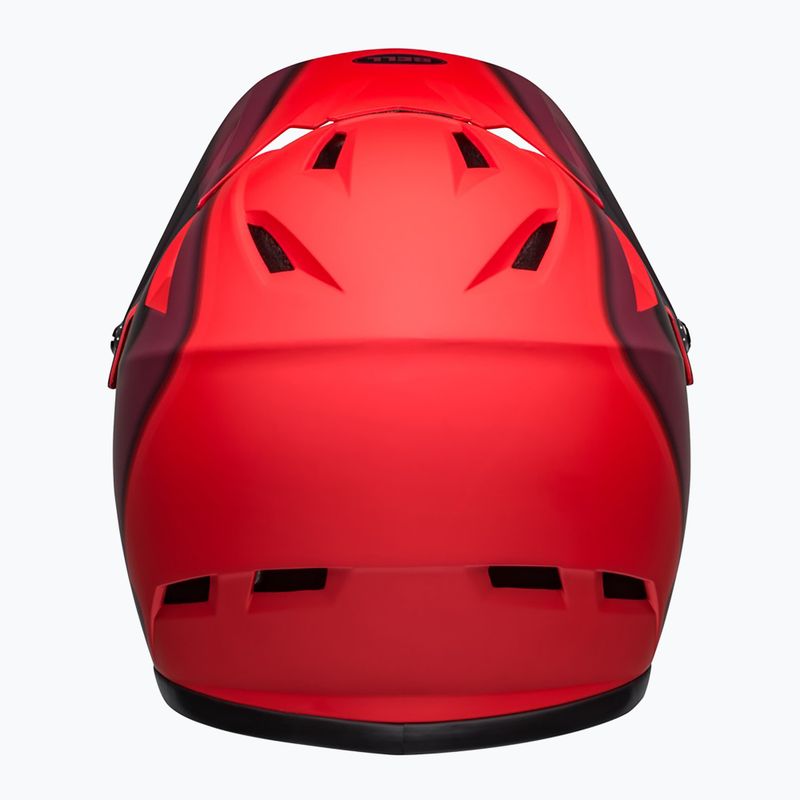 Casco da bici Bell Sanction rosso/nero opaco 4