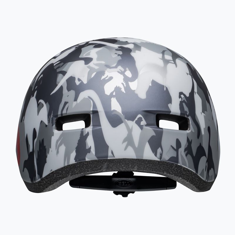 Casco da bici per bambini Bell Lil Ripper grigio opaco argento/camosauro 5