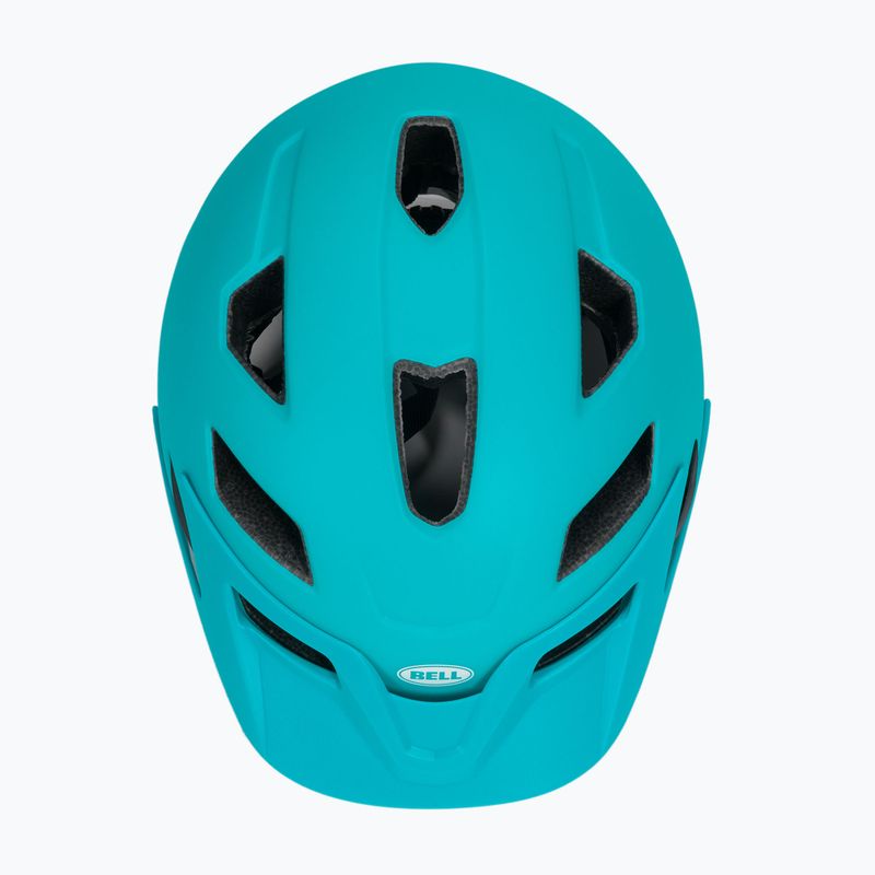 Casco da bici per bambini Bell Sidetrack opaco azzurro chapelle 6