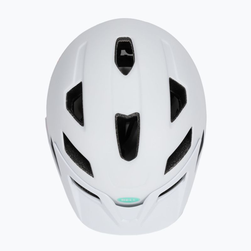 Casco da bici per bambini Bell Sidetrack chapelle bianco opaco 6