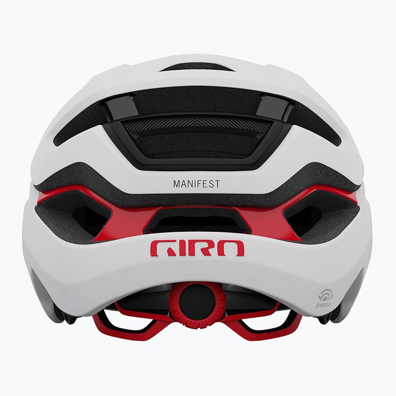 Casco da bicicletta Giro Manifest Spherical MIPS bianco/nero opaco 3