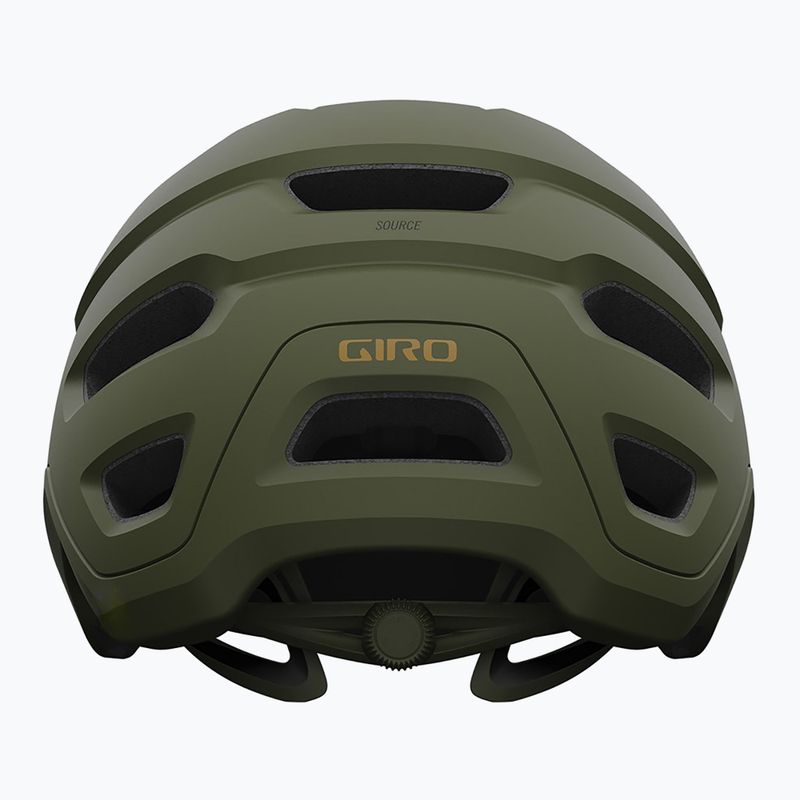 Giro Source Integrated MIPS casco da bici verde trail opaco 3