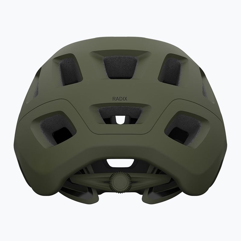 Casco da bicicletta Giro Radix verde trail opaco 3