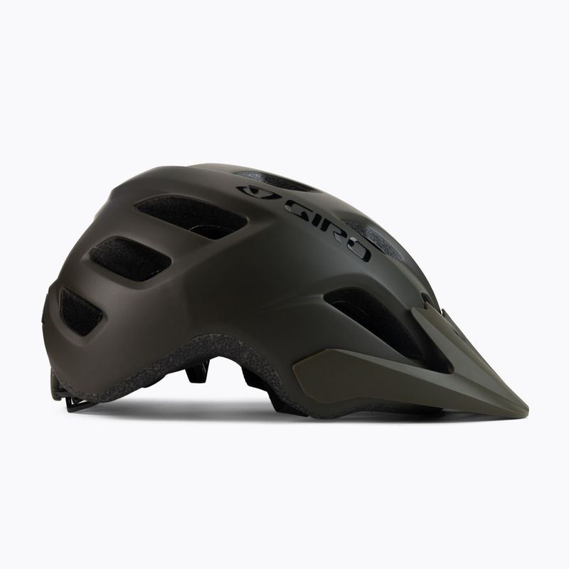 Casco bici Giro Fixture verde trail opaco 3