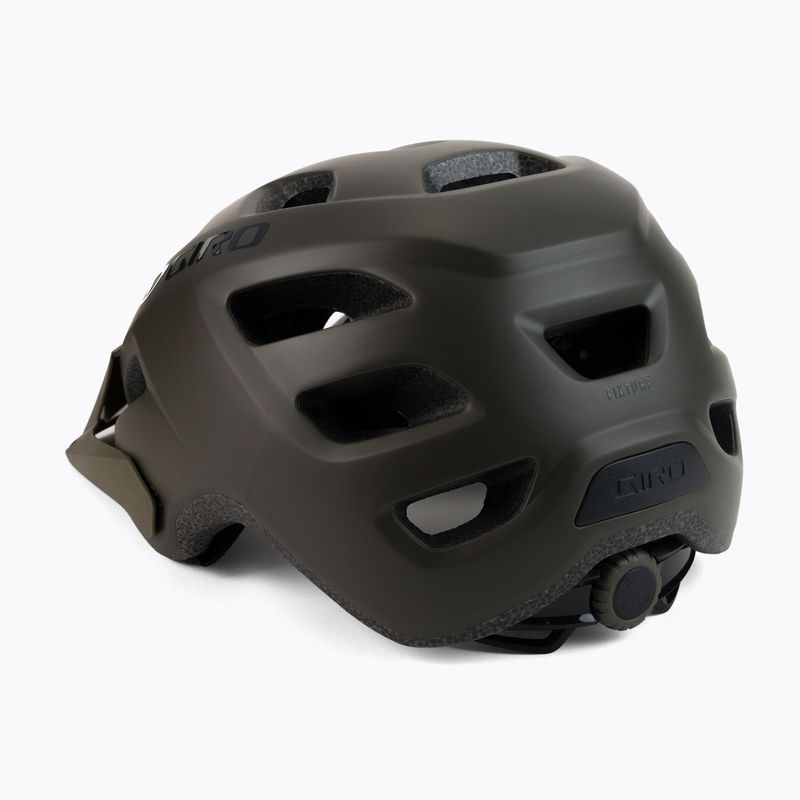 Casco bici Giro Fixture verde trail opaco 4