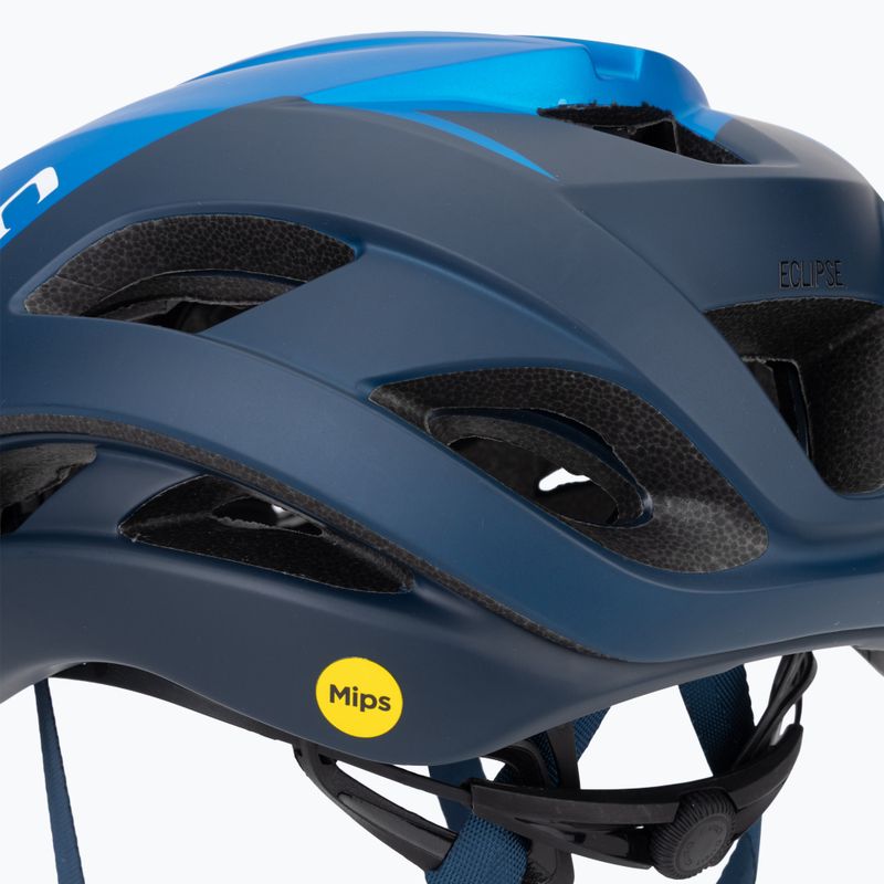 Giro Eclipse MIPS Spherical casco da bici blu ano opaco 8