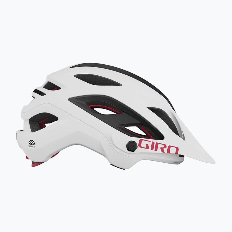 Casco da bicicletta Giro Merit Spherical MIPS bianco/nero opaco 3