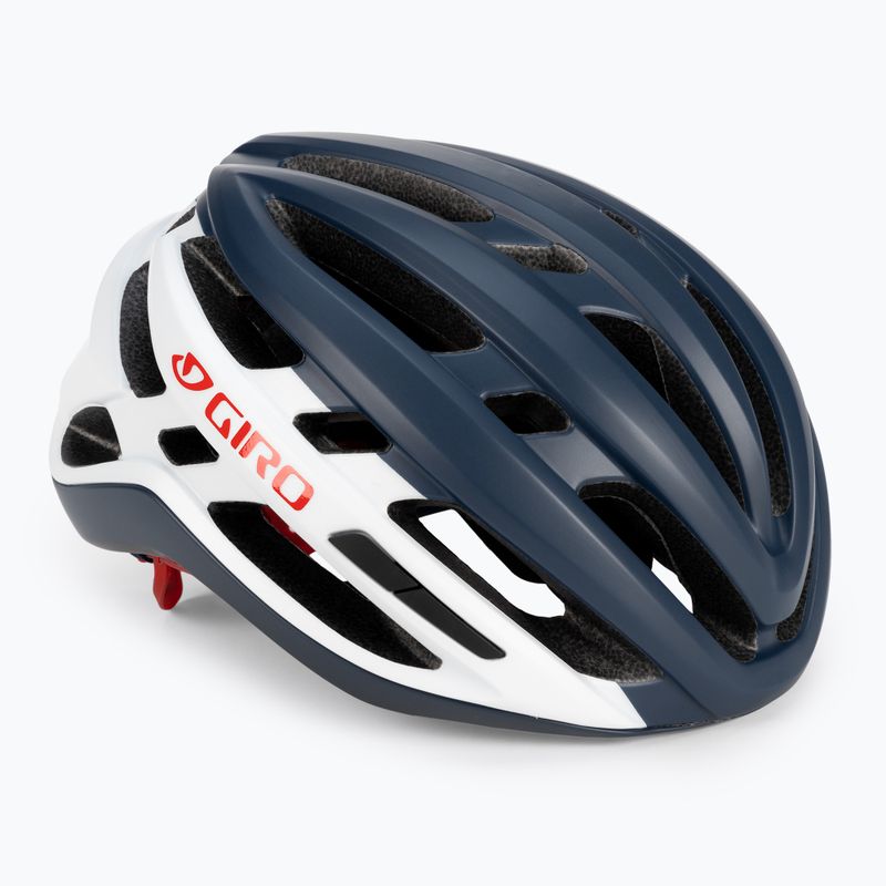 Casco da bicicletta Giro Agilis opaco mezzanotte/bianco/rosso