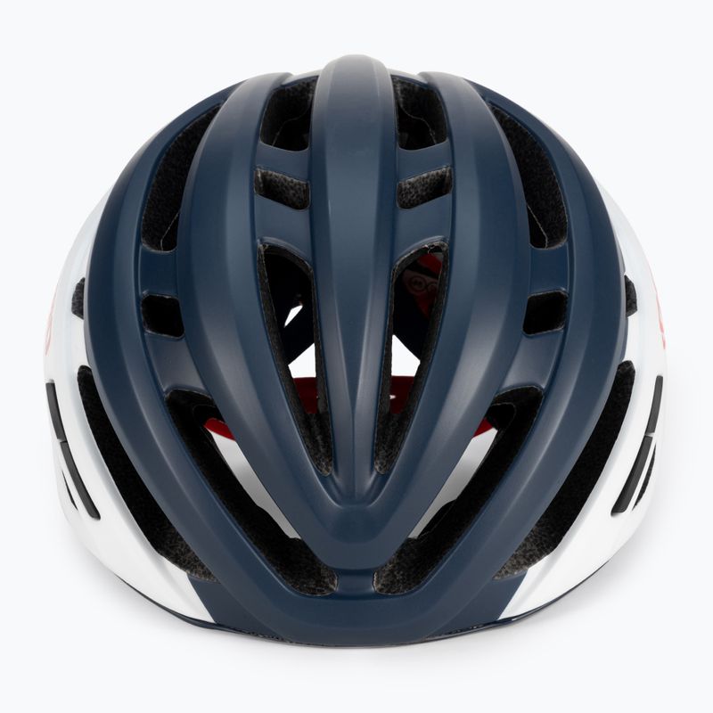 Casco da bicicletta Giro Agilis opaco mezzanotte/bianco/rosso 2