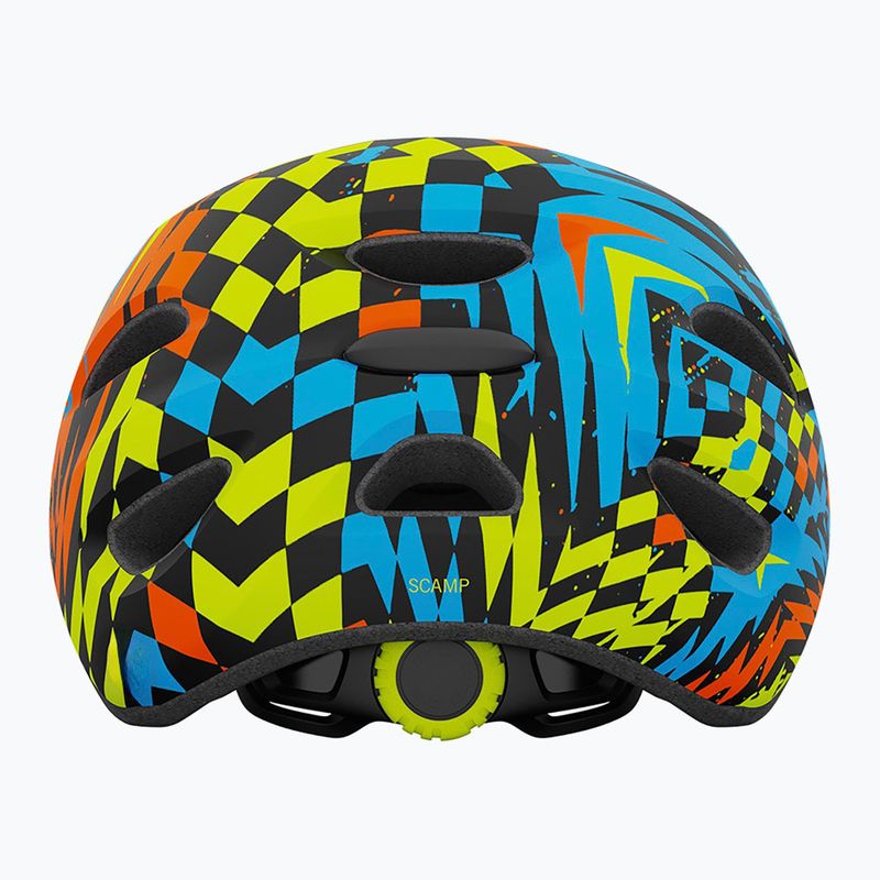 Casco bici da bambino Giro Scamp nero opaco/check fade 3