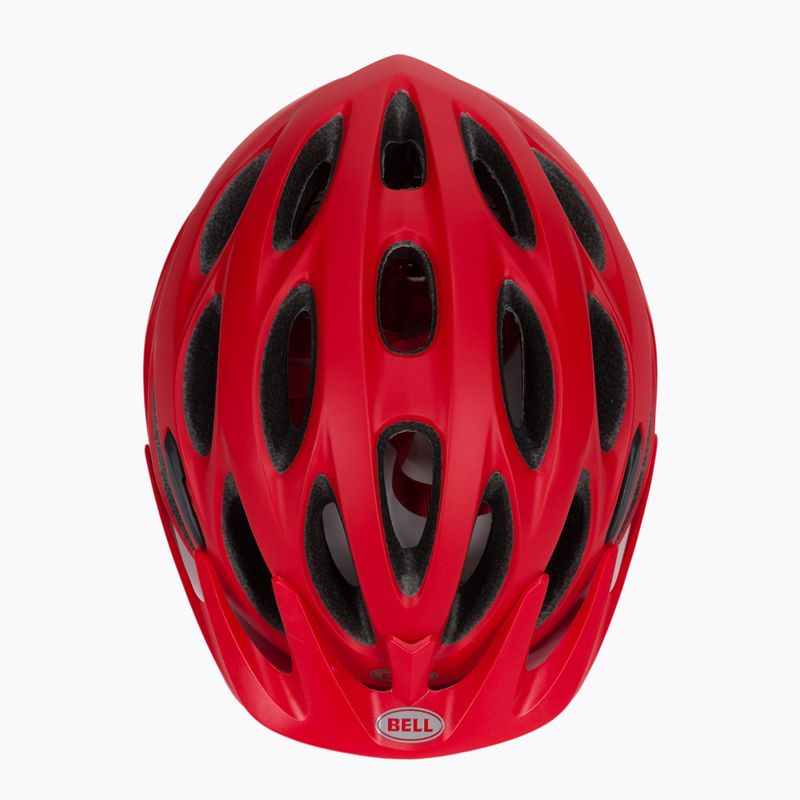 Casco da bici Bell Tracker rosso macchina opaco 6