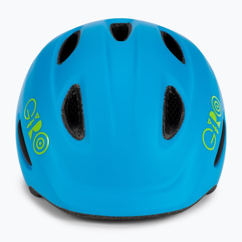 Casco da bici per bambini Giro Scamp blu opaco/lime 2