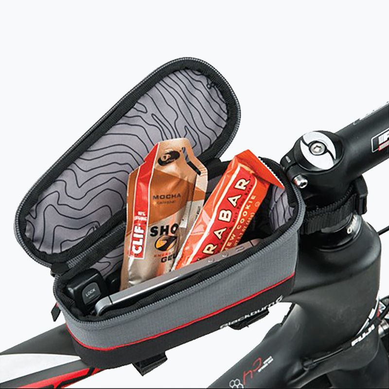 Blackburn Local Top Tube 0,55 l nero/grigio scuro borsa da bici per telaio 3