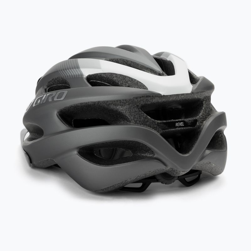 Casco da bicicletta Giro Revel bianco titanio opaco 4