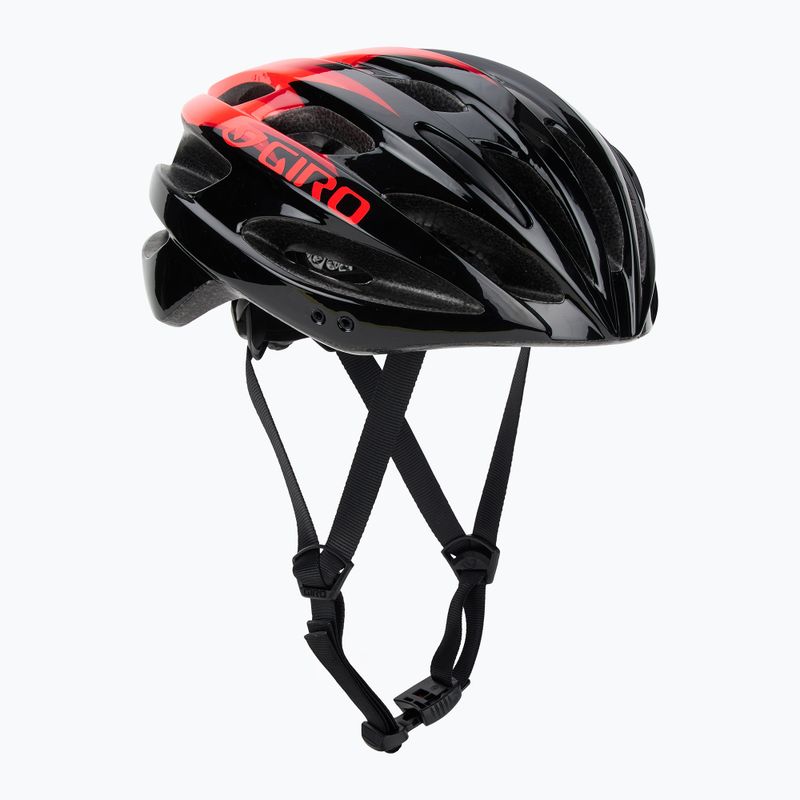 Casco da bici per bambini Giro Raze nero opaco vermiglio 2