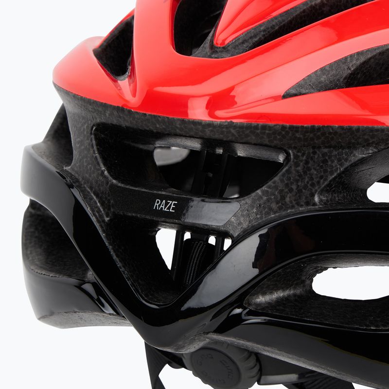 Casco da bici per bambini Giro Raze nero opaco vermiglio 8