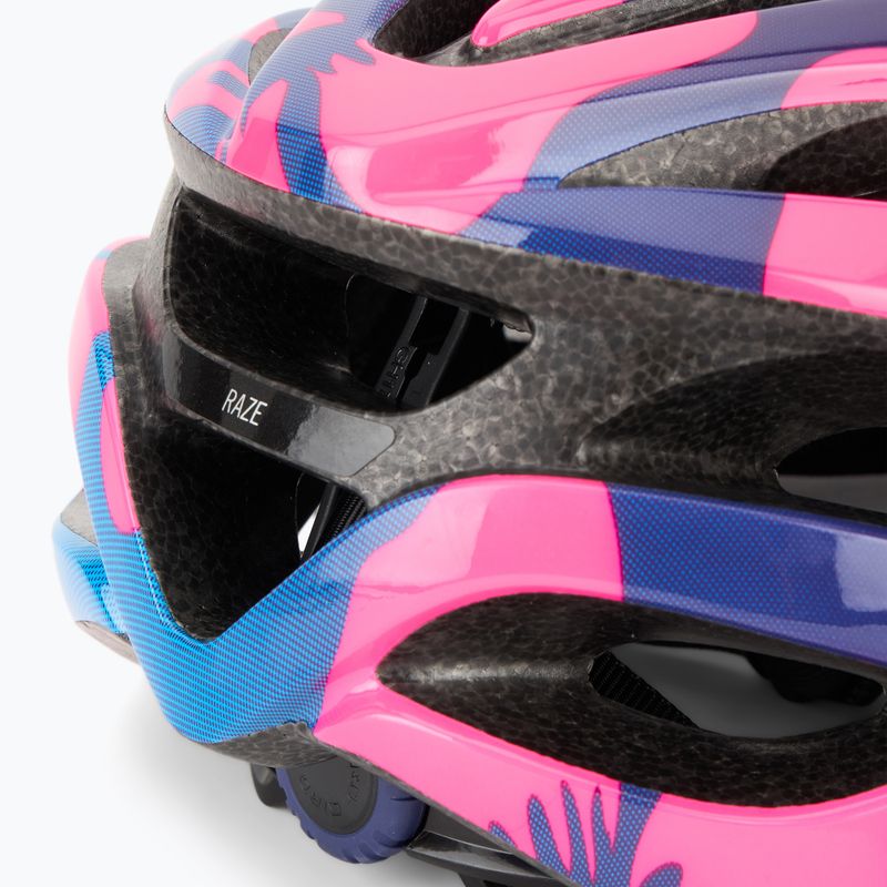 Casco da bici Giro Raze per bambini, fiori blu bacca 8