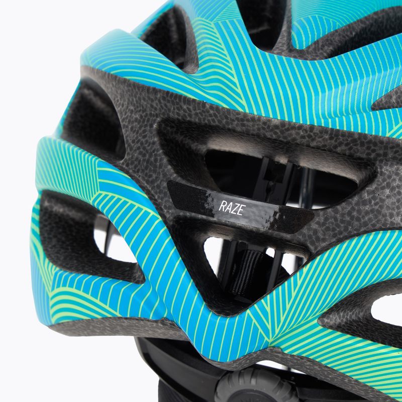 Casco da bici per bambini Giro Raze blu opaco/lime 8