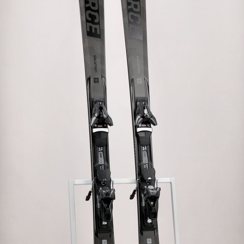 Sci da discesa da uomo Salomon S/Force Ti 80 + attacchi Z12 GW nero/rosso 11