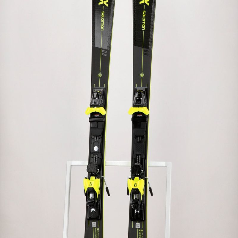 Sci da discesa da uomo Salomon S/Max 8 + attacchi M11 GW nero/giallo 11