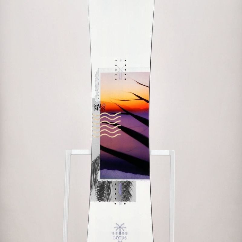 Snowboard donna Salomon Lotus bianco 12