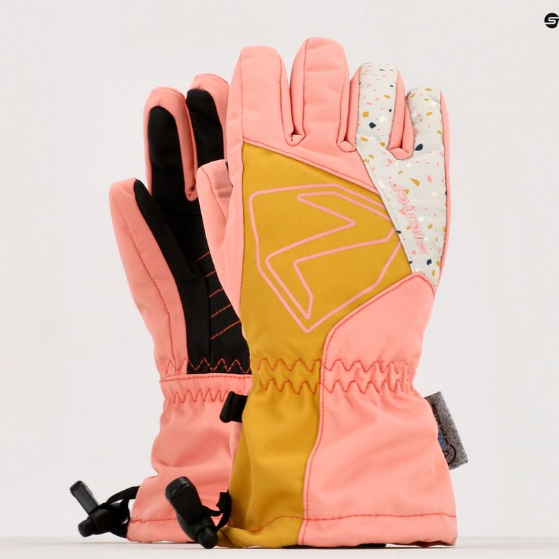ZIENER Laval AS AW guanto da sci per bambini rosa 801995 8