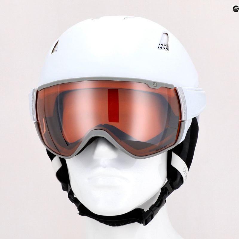 Casco da sci Salomon Mirage Access bianco 10