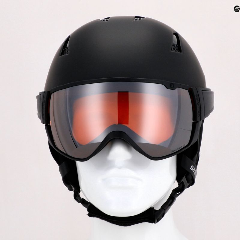 Casco da sci Salomon Driver Access nero 10