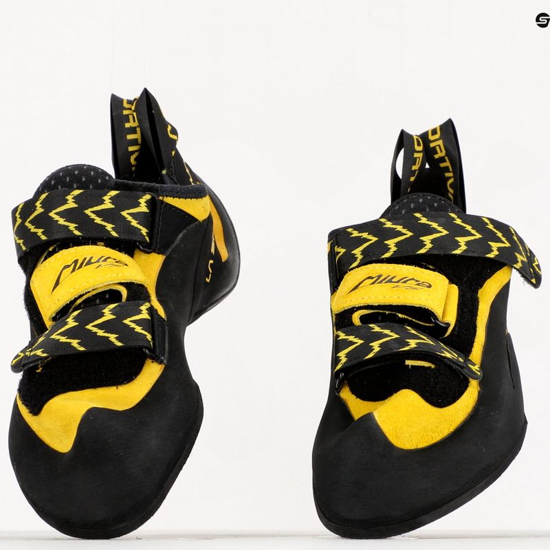 Scarpa da arrampicata La Sportiva Miura VS da uomo giallo/nero 11