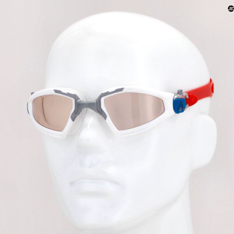 Occhiali da nuoto Aquasphere Kayenne Pro 2022 bianco/grigio/fotocromatico 7
