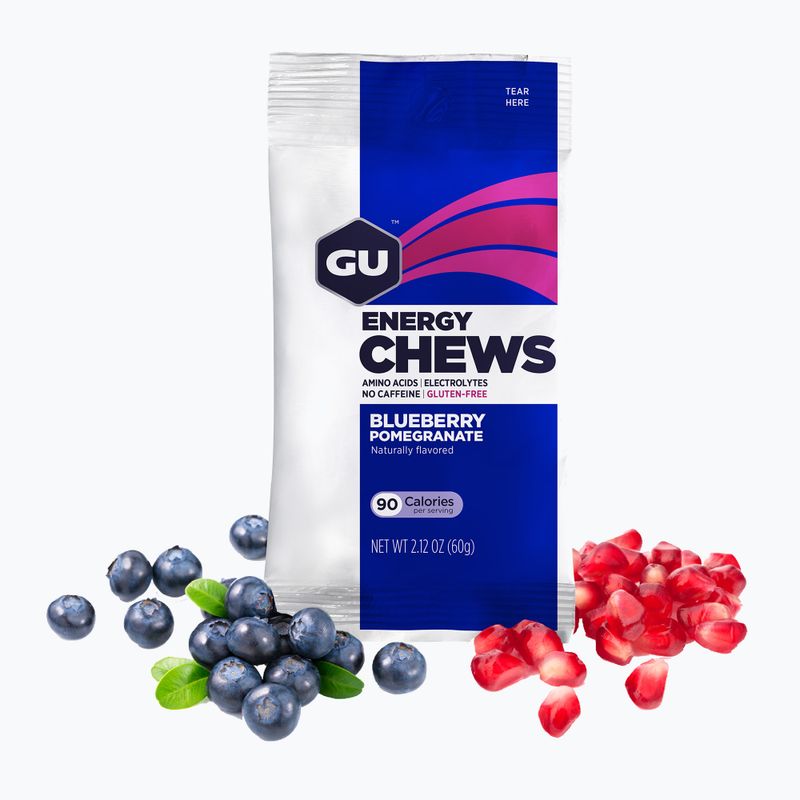 GU Energy Chews 54 g melograno blu 2