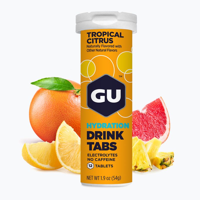 Bevanda isotonica GU Hydration Drink 12 tabs tropicale/citrico 2