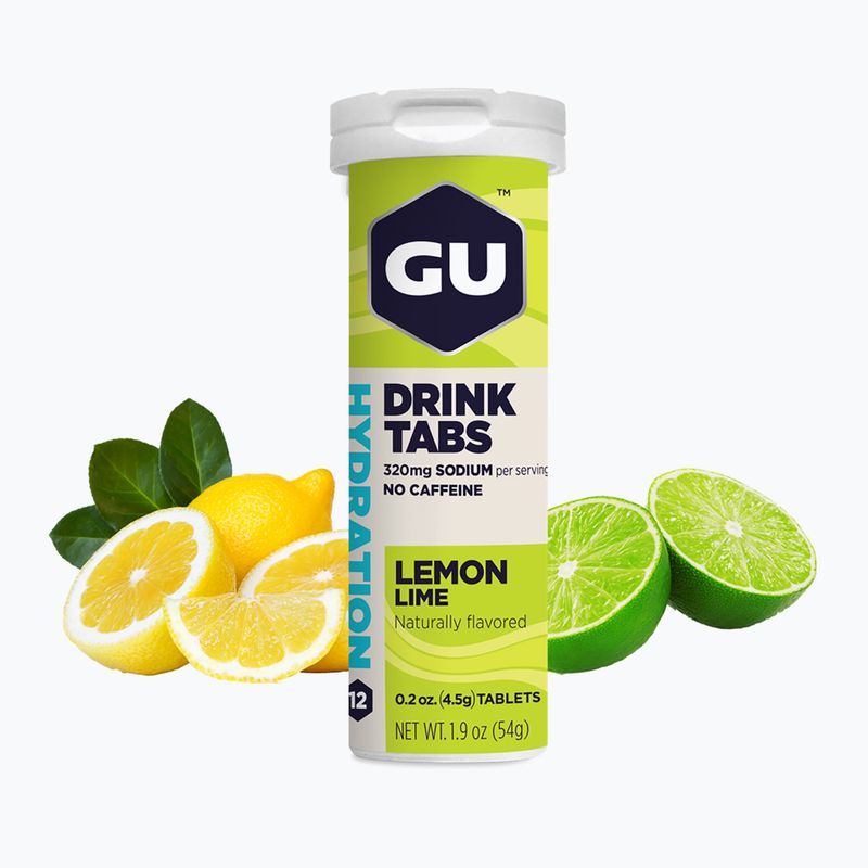 Bevanda isotonica GU Hydration Drink 12 compresse limone/lime 2