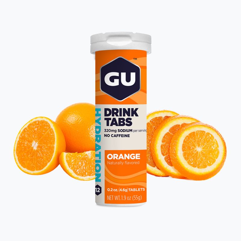 Bevanda isotonica GU Hydration Drink 12 compresse arancia 2