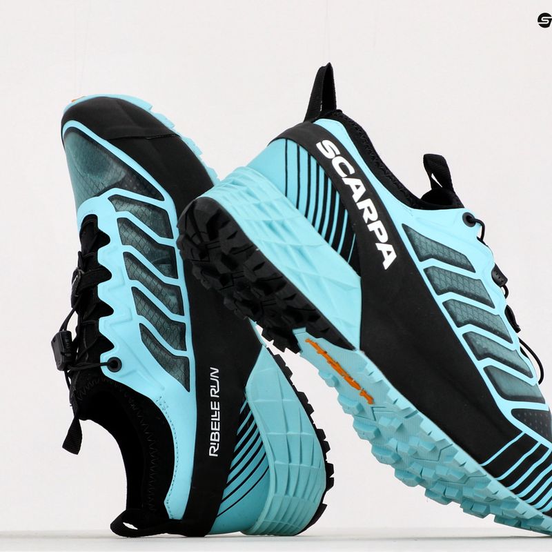 Scarpe da corsa da donna SCARPA Ribelle Run aqua/nero 12