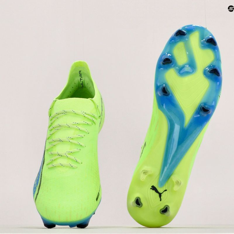 Scarpe da calcio PUMA Ultra Ultimate FG/AG da uomo, luce frizzante/notte parigina 11