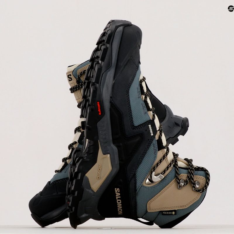 Salomon Quest Element GTX scarpe da trekking da donna ebano/giornate piovose/meteo tempestose 12
