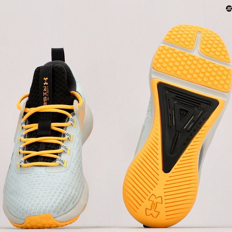 Under Armour Hovr Rise 4 scarpe da ginnastica da uomo verde illusione/bianco/ grigio grigia 12