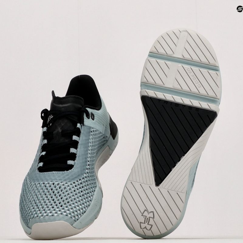 Under Armour UA Tribase Reign 4 verde opale/grigio notte/nero scarpe da ginnastica da uomo 10