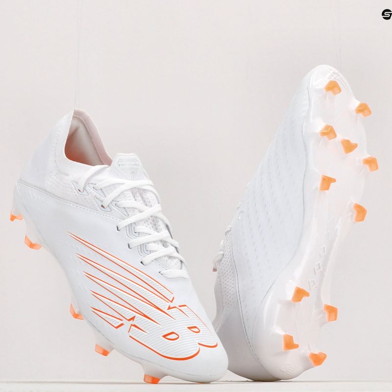 Scarpe da calcio da uomo New Balance Furon V6+ Pro Leather FG bianco 10